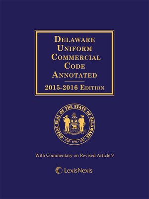 cover image of Delaware Uniform Commercial Code Annotated